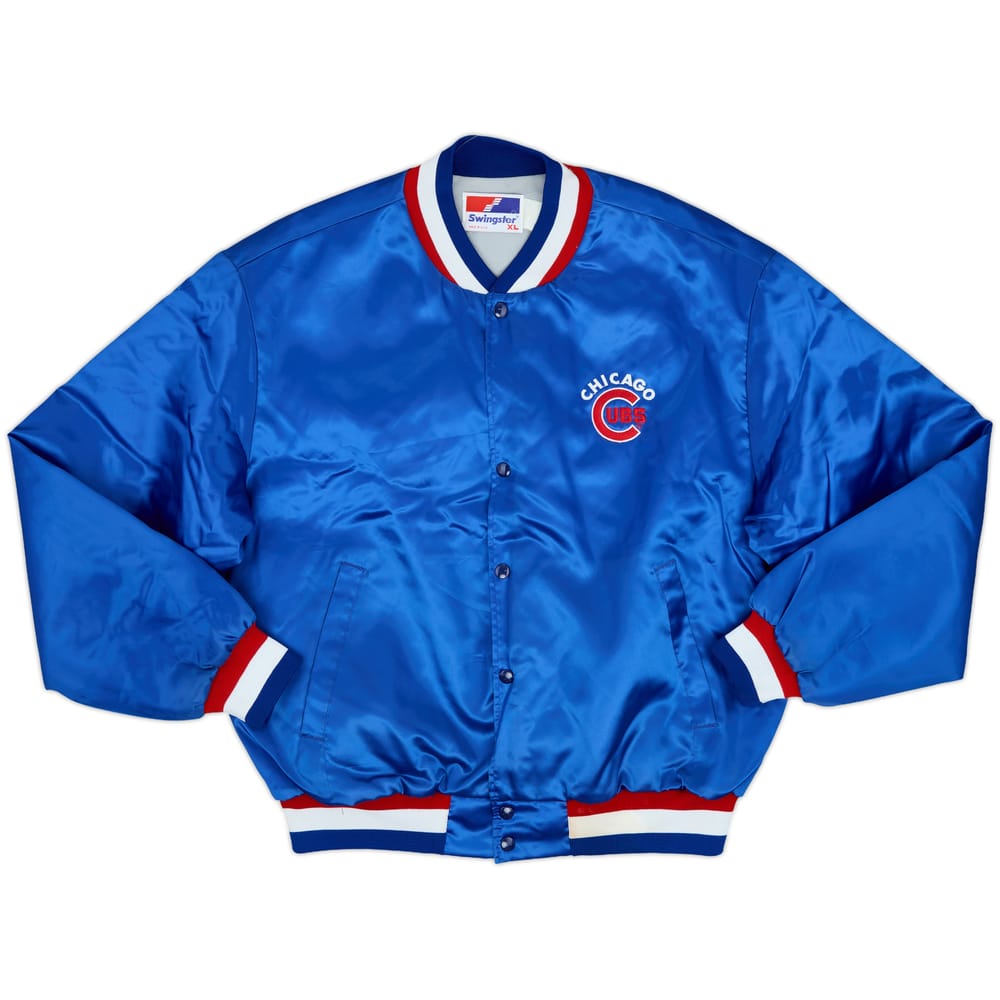 1990s Chicago Cubs Swingster Satin Varsity Jacket - 9/10 - (XL)