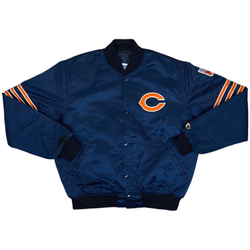 1980s Chicago Bears Starter Satin Varsity Jacket - 8/10 - (L)