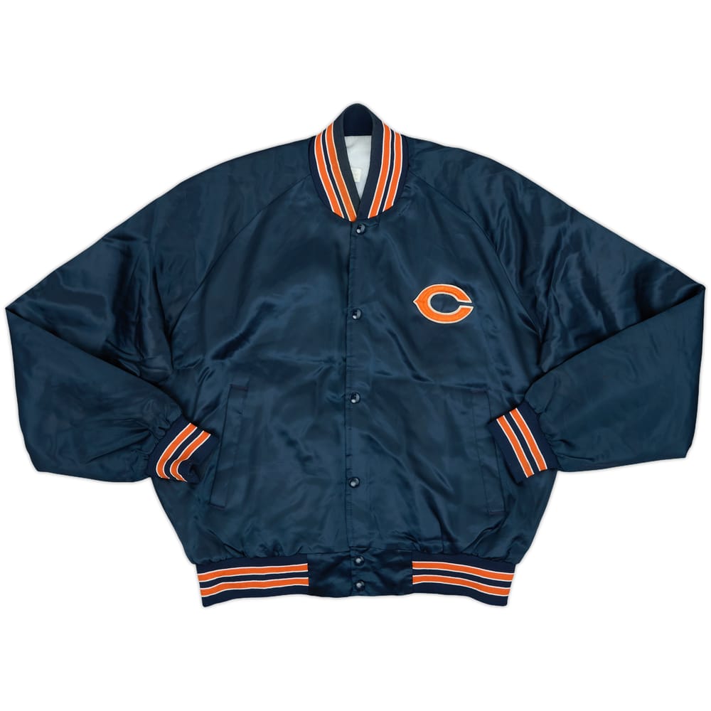 1990s Chicago Bears Chalk Line Satin Varsity Jacket - 9/10 - (L)