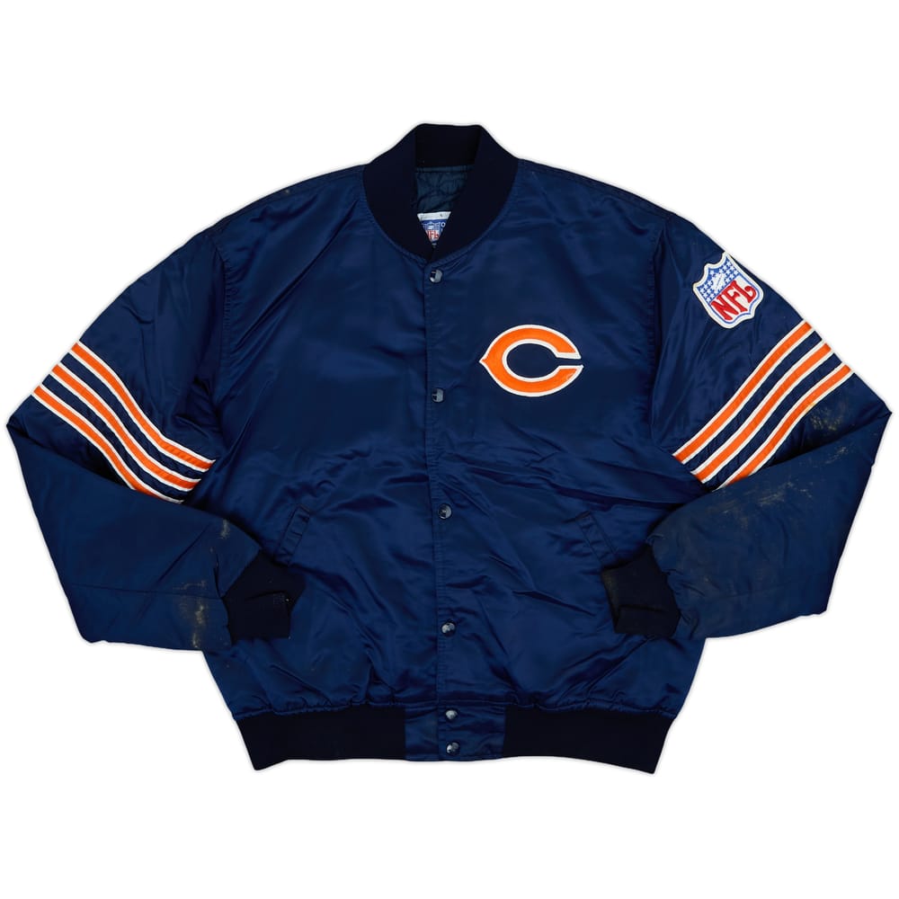 1980s Chicago Bears Starter Satin Varsity Jacket - 6/10 - (L)