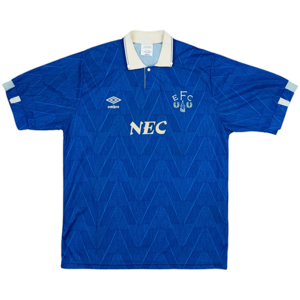 1989-91 Everton Home Shirt - 7/10 - (L)