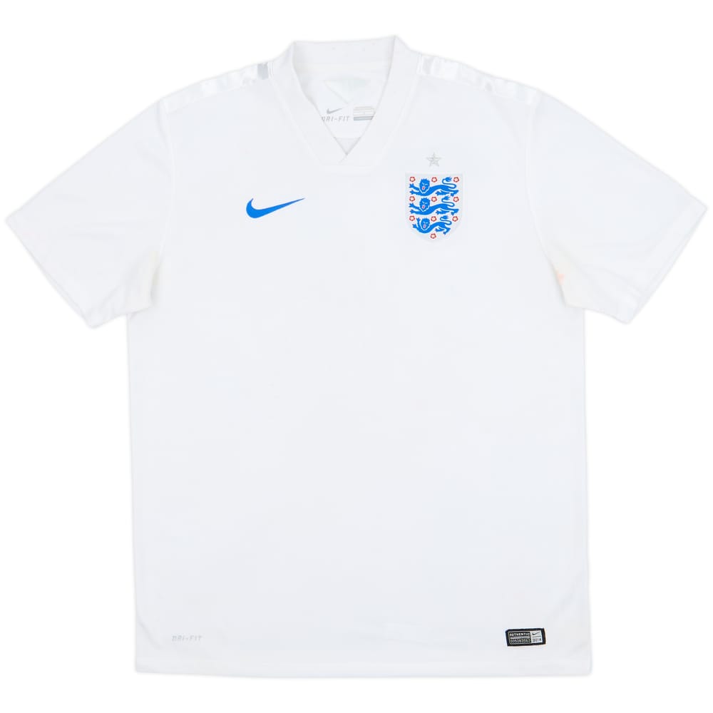 2014-15 England Home Shirt - 3/10 - (L)