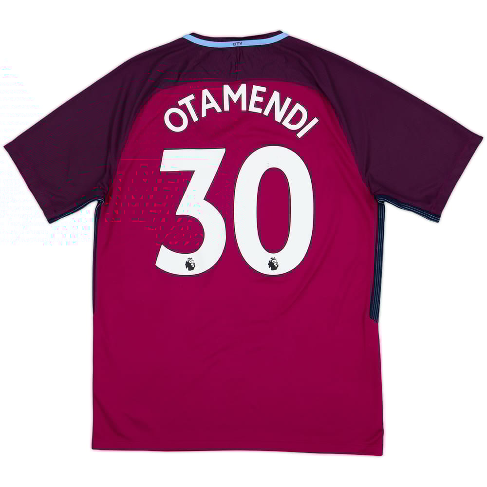 2017-18 Manchester City Away Shirt Otamendi #30 - 6/10 - (L)