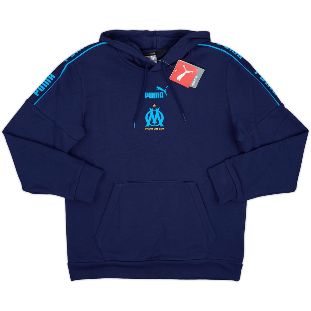 2020-21 Marseille Puma Hooded Sweat Top (M)