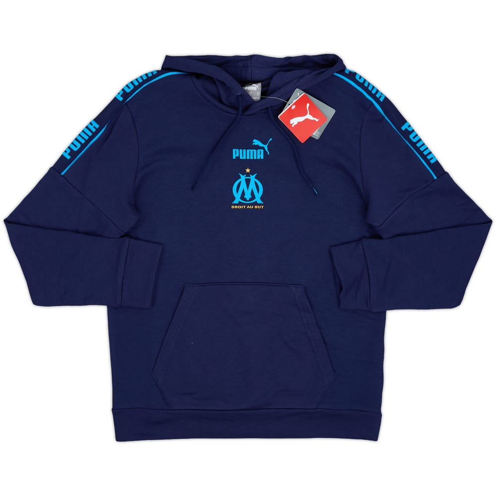 2020-21 Marseille Puma Hooded Sweat Top (S)