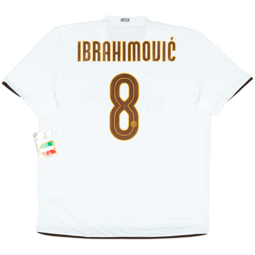 2008-09 Inter Milan Away Shirt Ibrahimovic #8 (XXL)