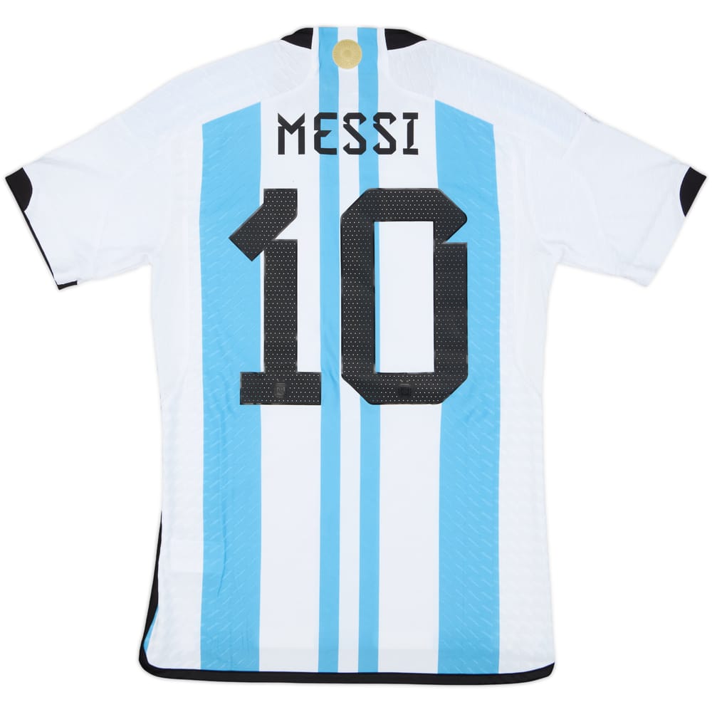 2022-23 Argentina Authentic Home 'vs France' Shirt Messi #10 (S)