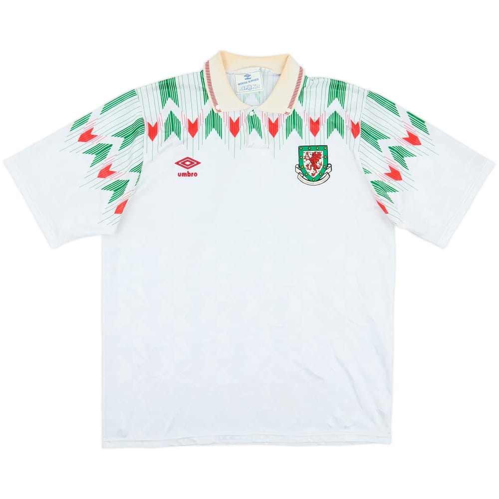 1990-92 Wales Away Shirt - 7/10 - (XL)