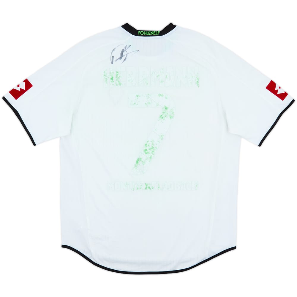 2012-13 Borussia Monchengladbach Signed Home Shirt Herrmann #7 - 3/10 - (L)