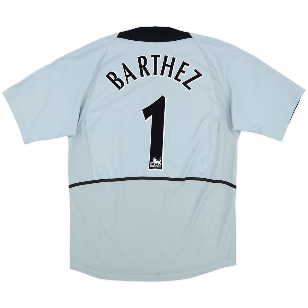 2002-04 Manchester United S/S GK Shirt Barthez #1 - 8/10 - (L)
