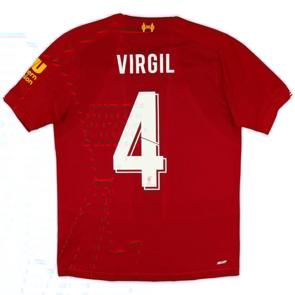 2019-20 Liverpool Home Shirt Virgil #4 - 10/10 - (S)
