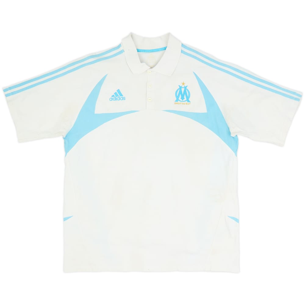 2007-08 Olympique Marsille adidas Polo Shirt - 6/10 - (L)