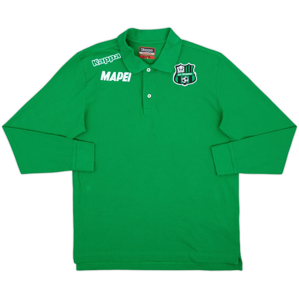 2017-18 Sassuolo Kappa Polo L/S Shirt - 10/10 - (M)