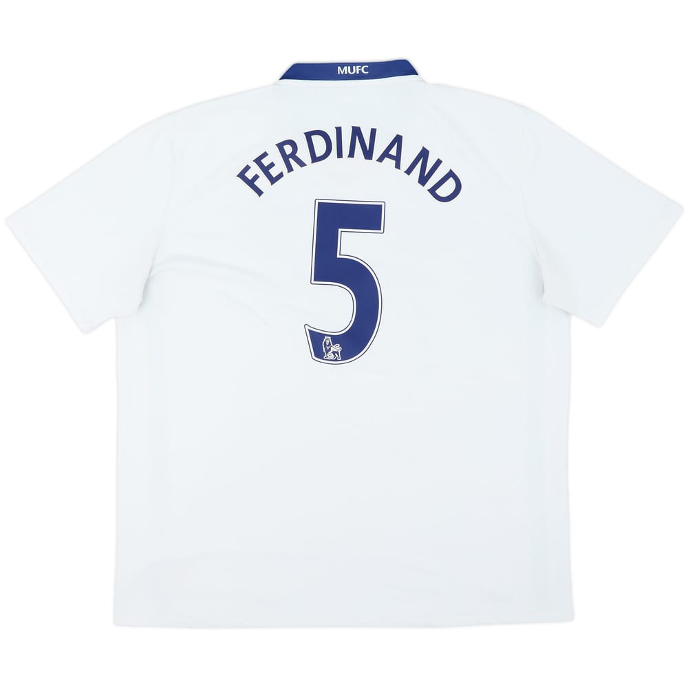 2008-10 Manchester United Away Shirt Ferdinand #5 - 4/10 - (XL)
