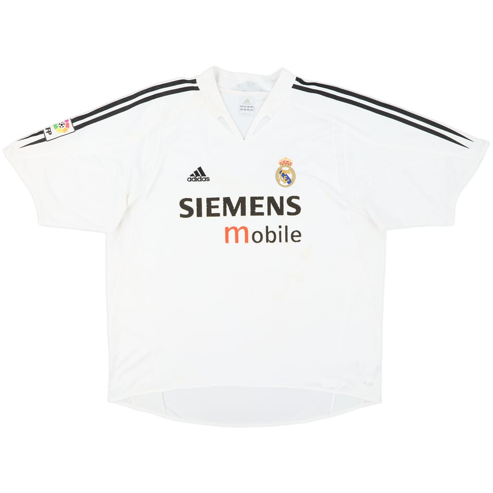 2004-05 Real Madrid Home Shirt - 5/10 - (XXL)