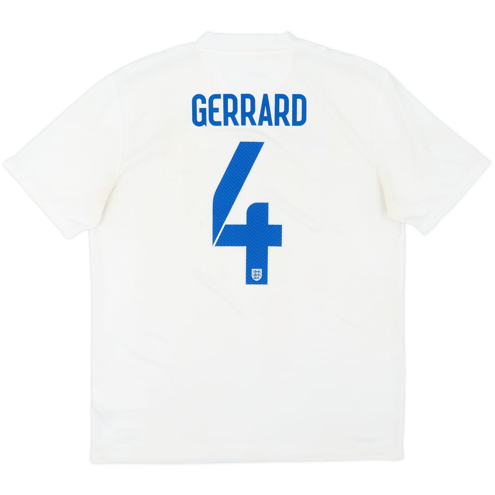 2014-15 England Home Shirt Gerrard #4 - 5/10 - (L)