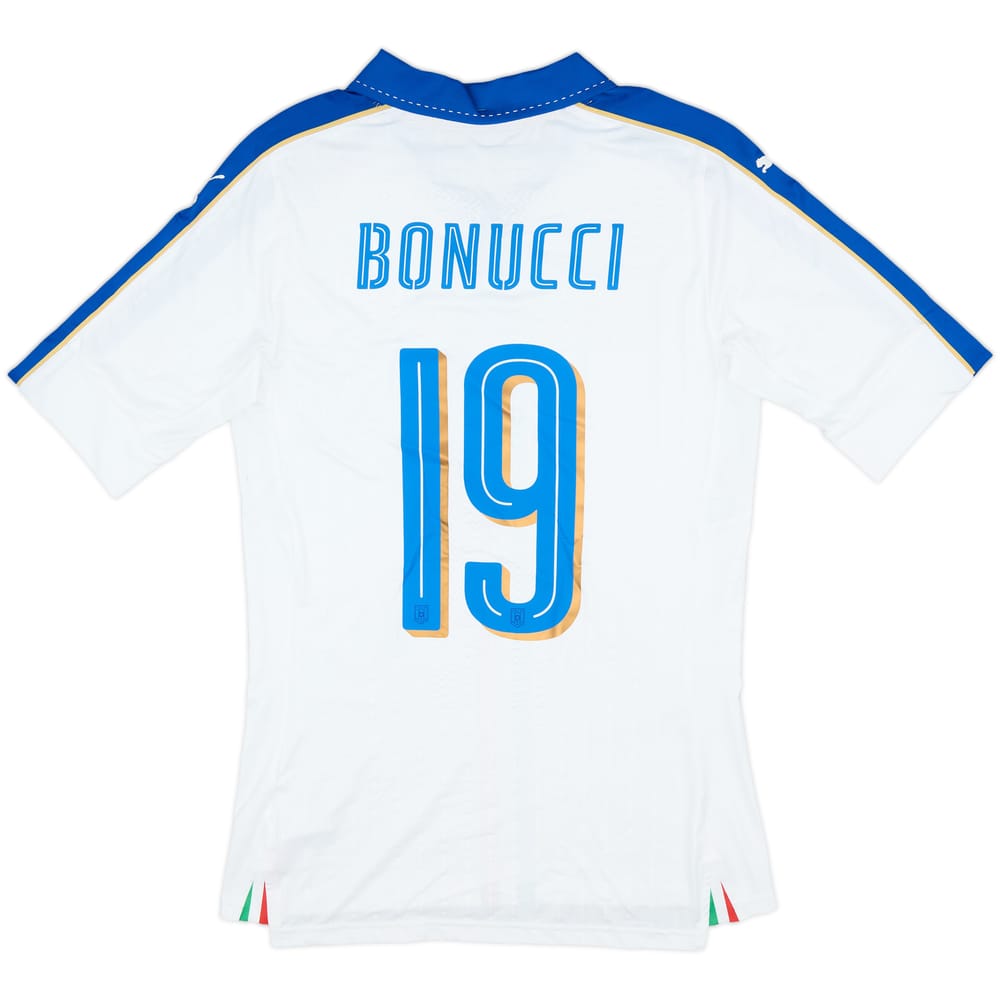 2016-17 Italy Player Issue (ACTV Fit) Away Shirt Bonucci #19 (L)