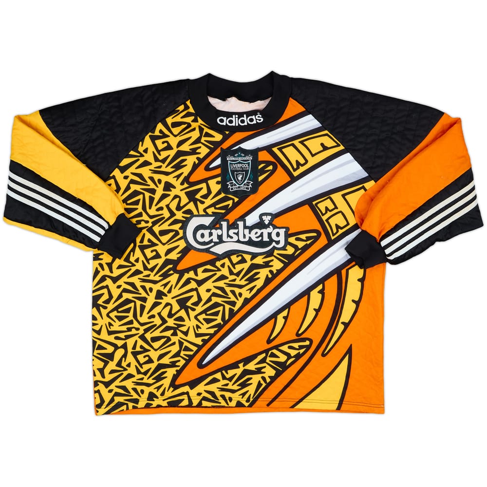 1995-96 Liverpool GK Shirt - 8/10 - (XL)
