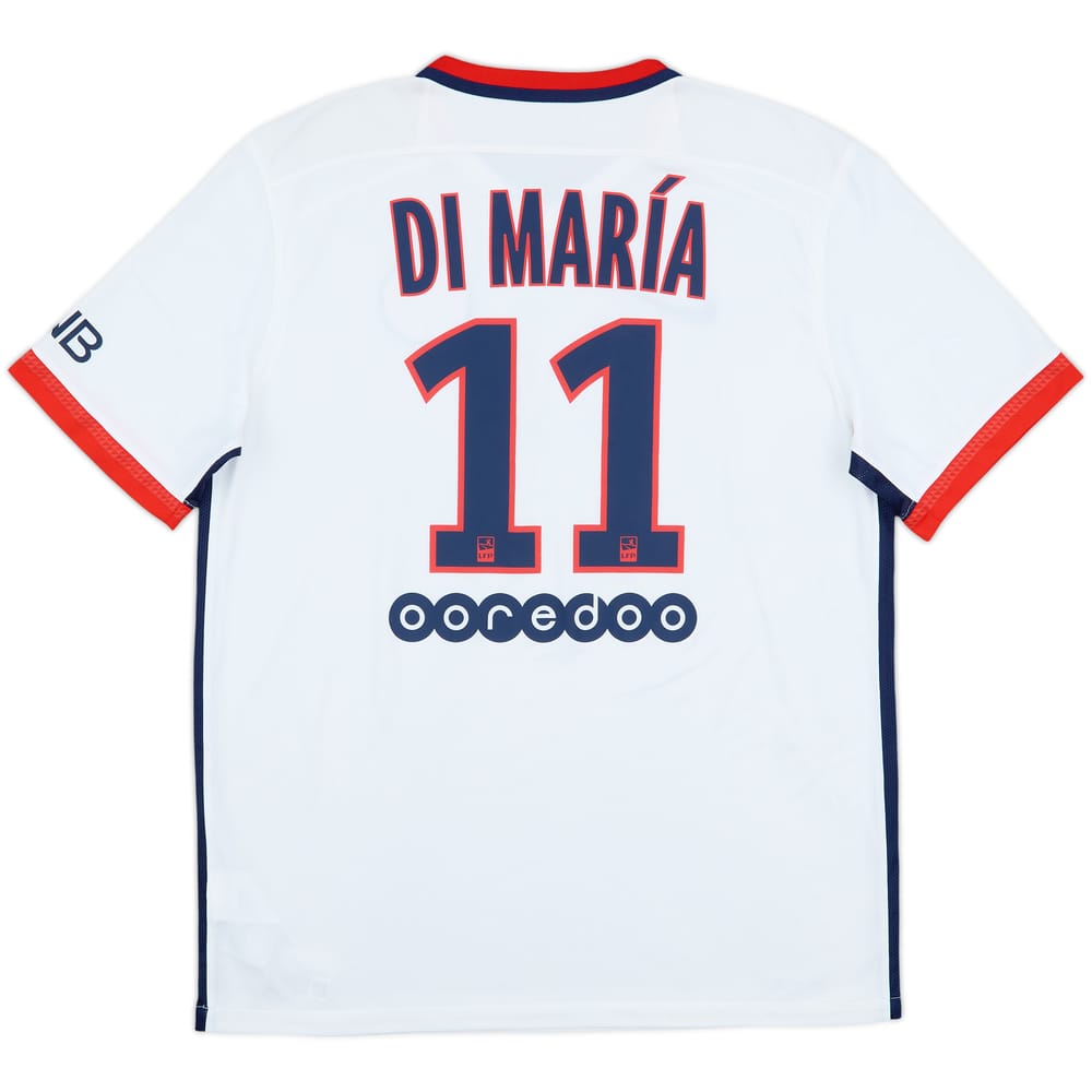 2015-16 Paris Saint-Germain Away Shirt Di Maria #11 - 6/10 - (L)