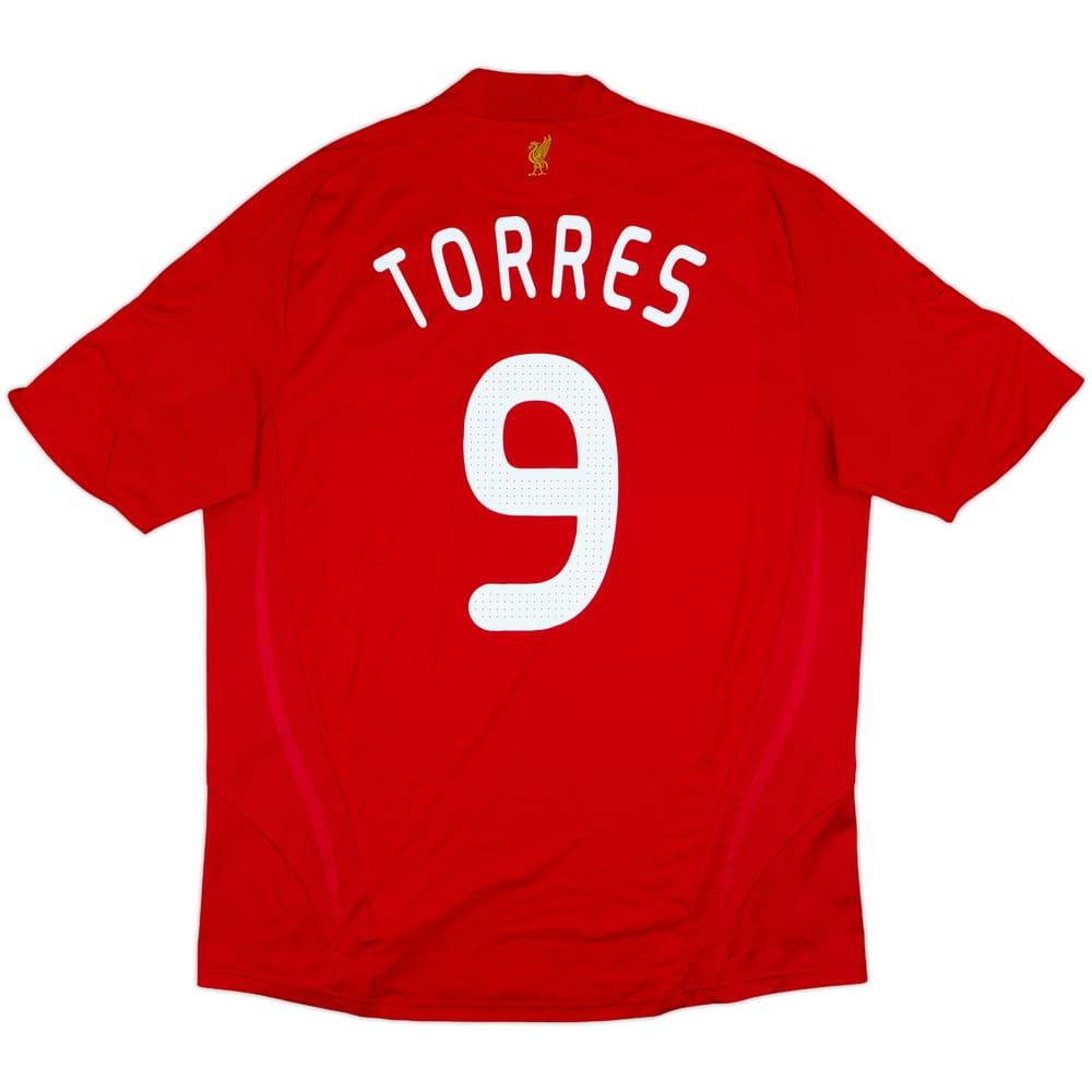 2008-10 Liverpool Home Shirt Torres #9 - 8/10 - (XXL)