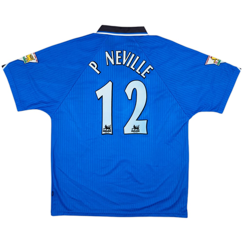 1996-98 Manchester United Third Shirt P Neville #12 - 8/10 - (L)