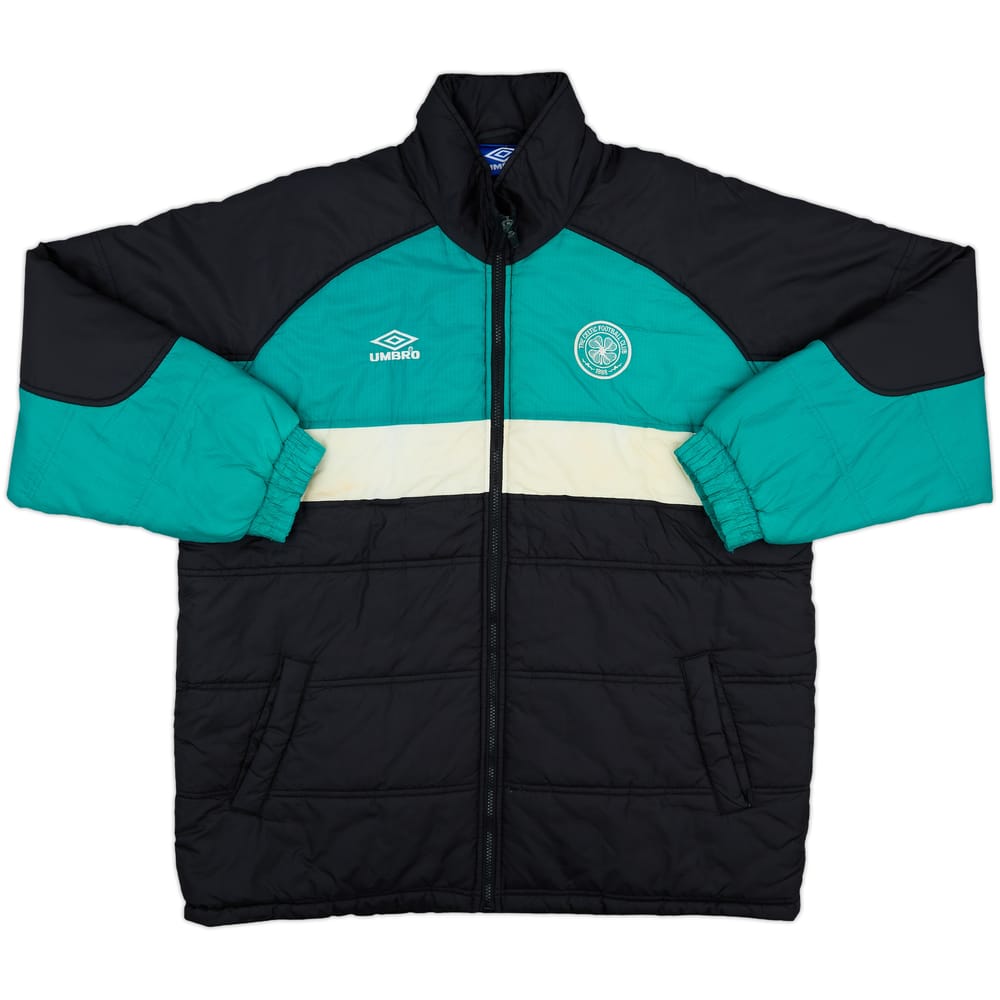 1999-00 Celtic Umbro Padded Bench Coat - 7/10 - (L)
