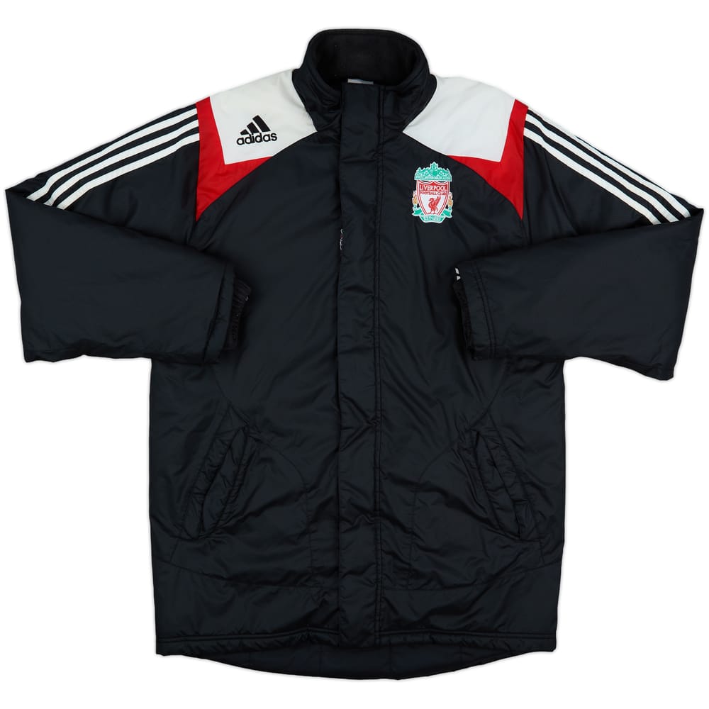 2007-08 Liverpool adidas Padded Bench Coat - 6/10 - (S)