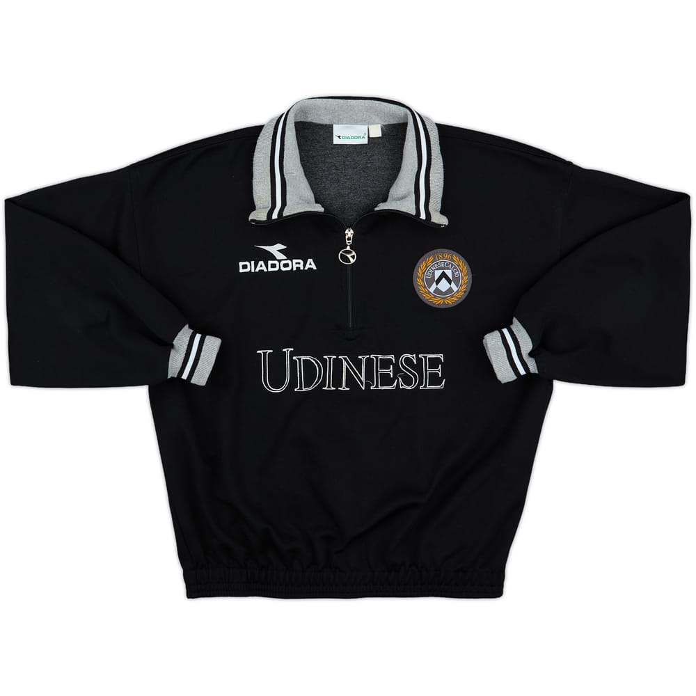 1999-00 Udinese Diadora 1/4 Zip Sweat Top - 8/10 - (M)