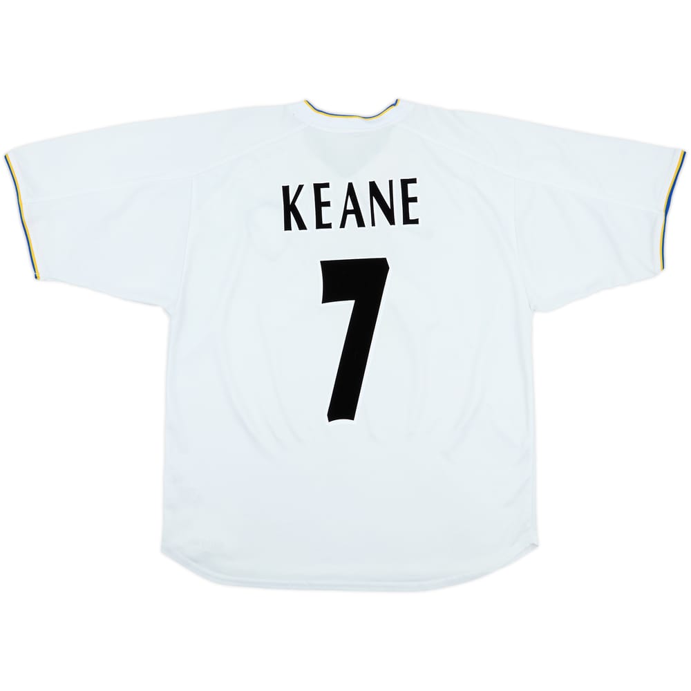 2000-02 Leeds United Home Shirt Keane #7 - 6/10 - (L)