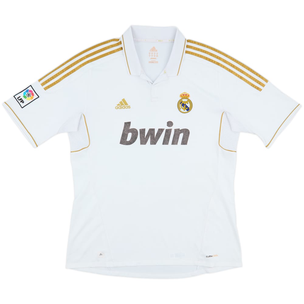2011-12 Real Madrid Home Shirt - 4/10 - (XL)