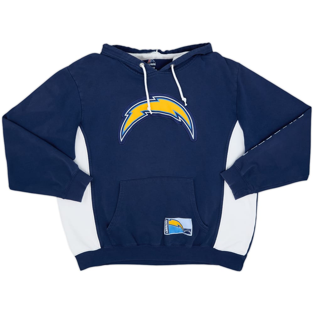 2014 San Diego Chargers Majestic Hooded Sweat Top - 6/10 - (XL)