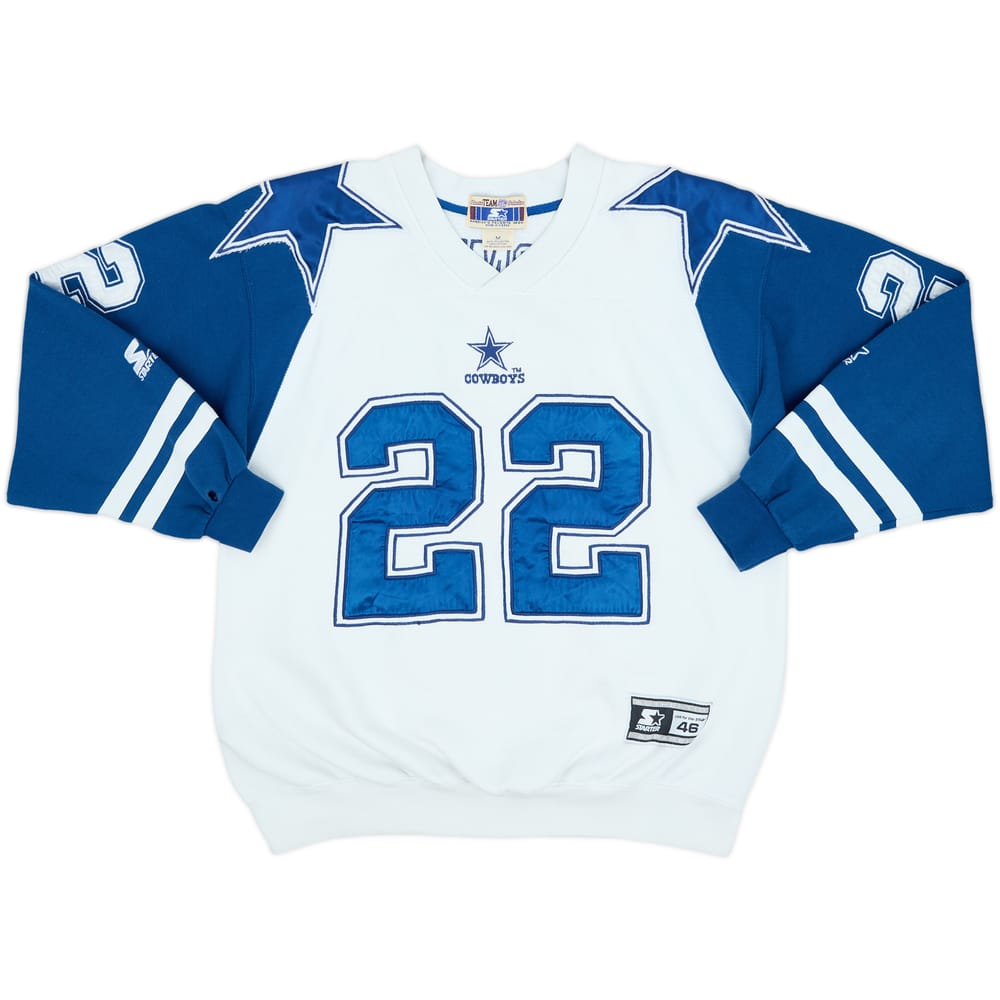 1995 Dallas Cowboys E.Smith #22 Starter Sweat Top - 5/10 - (M)