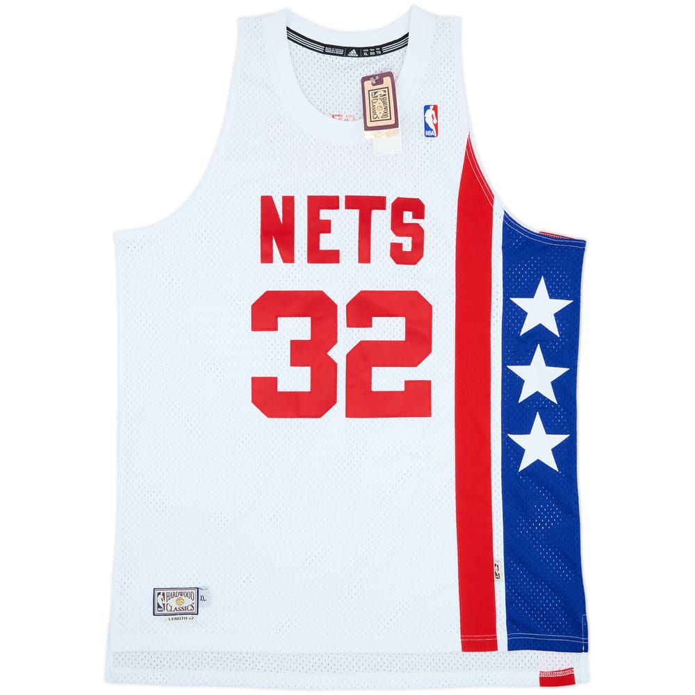 1974-75 New York Nets Erving #32 adidas Hardwood Classics Swingman Home Jersey (XL)