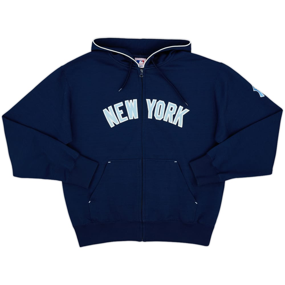 2000s New York Yankees MLB Full-Zip Hooded Sweat Top - 7/10 - (L)
