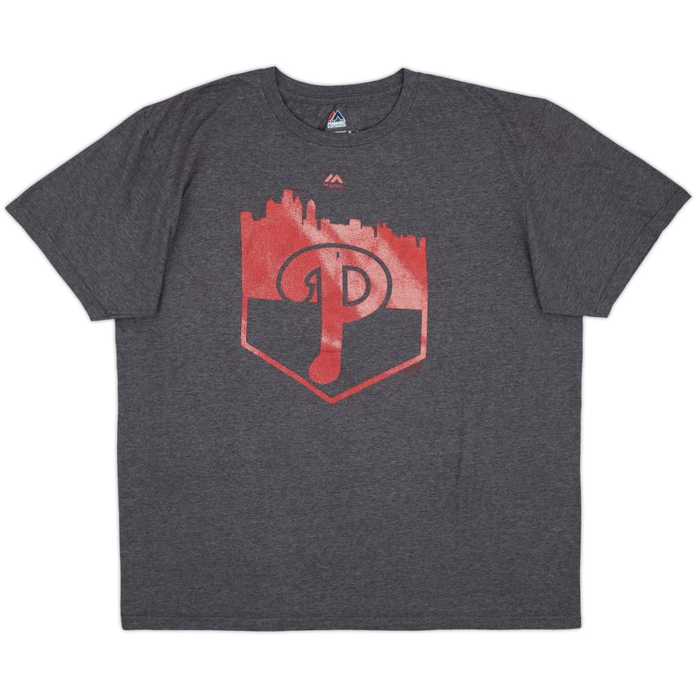 2016 Philadelphia Phillies Majestic Tee - 6/10 - (XL)