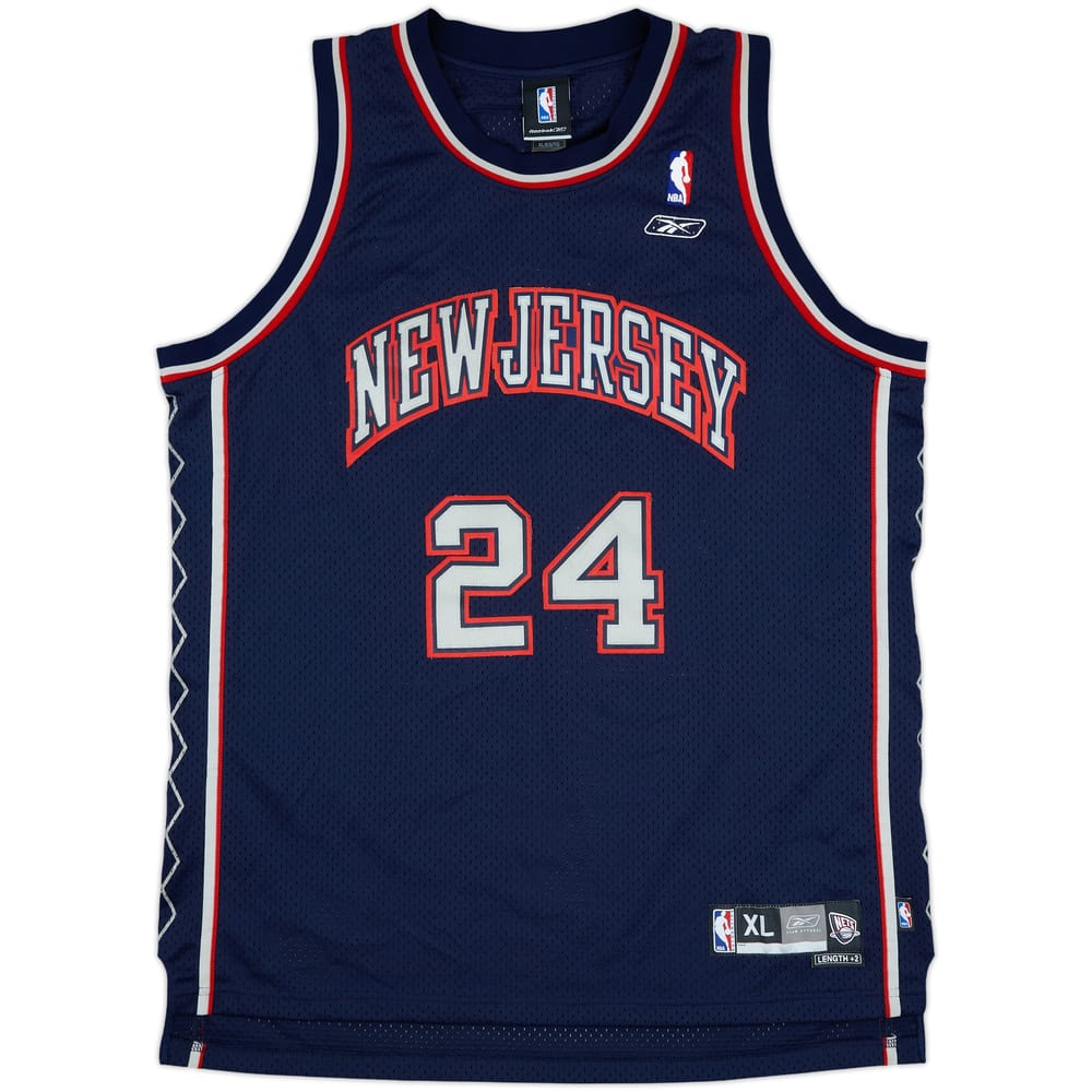 2004-06 New Jersey Nets Jefferson #24 Reebok Swingman Away Jersey - 8/10 - (XL)