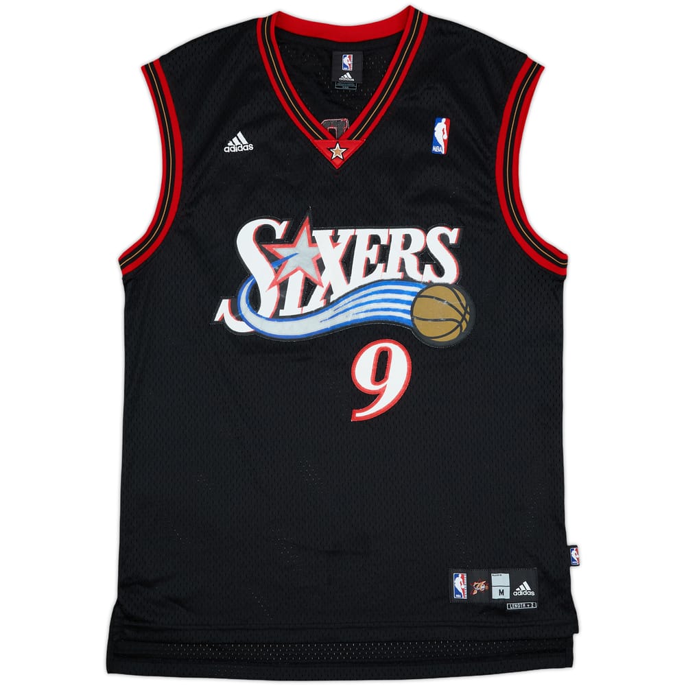 2006-07 Philadelphia 76ers Iguodala #9 adidas Swingman Away Jersey - 6/10 - (M)