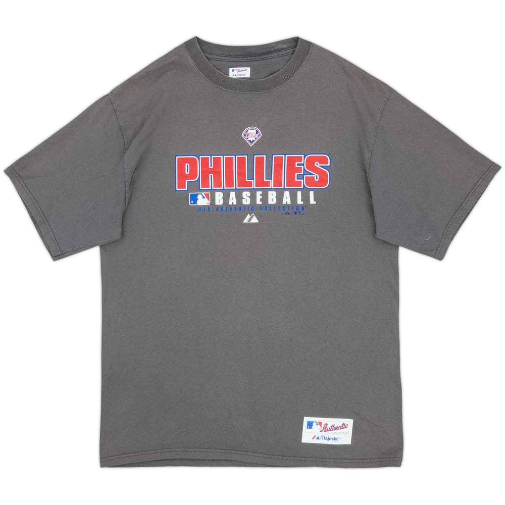2009 Philadelphia Phillies Majestic Tee - 9/10 - (L)