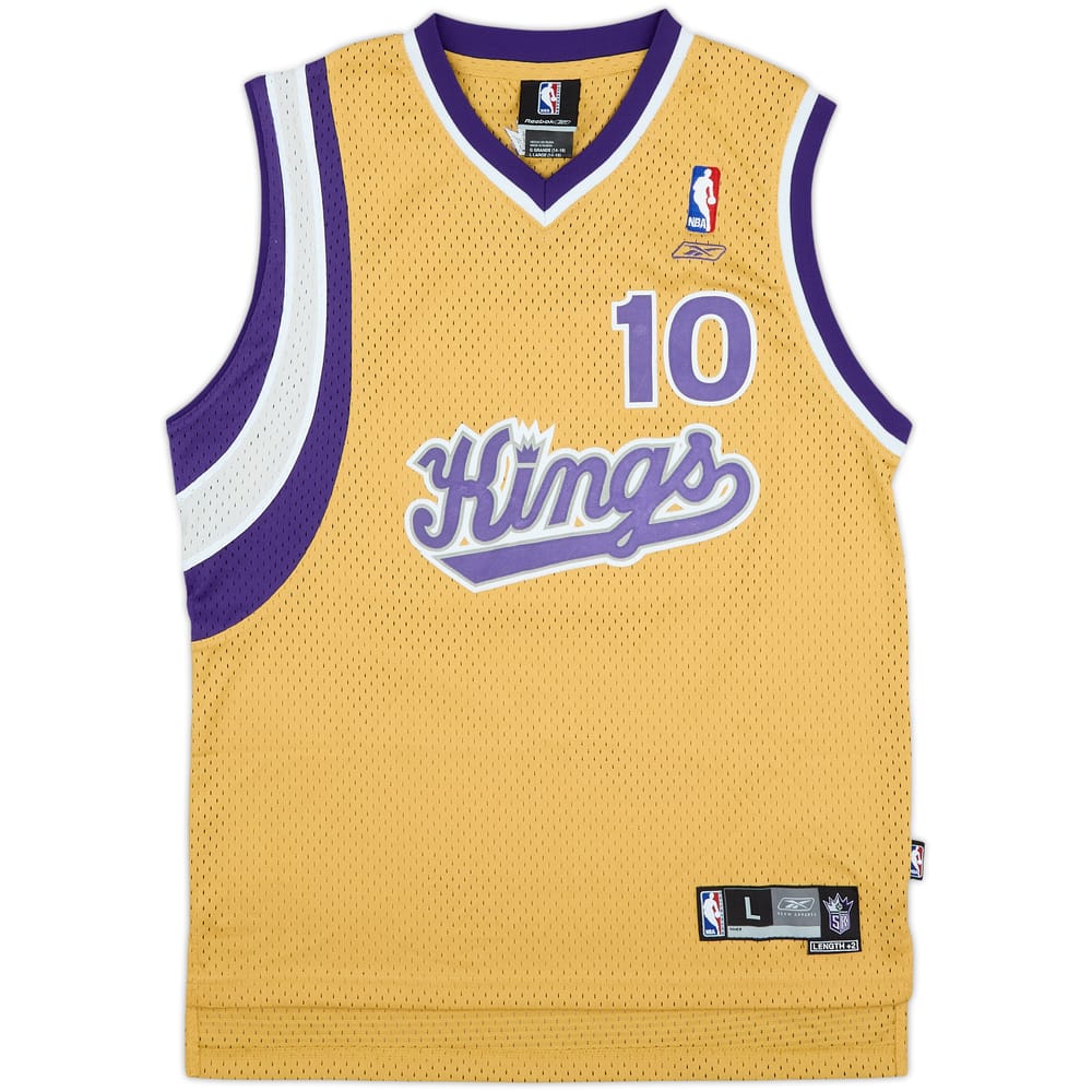 2005-06 Sacramento Kings Bibby #10 Reebok Swingman Alternate Jersey - 8/10 - (L.Boys)