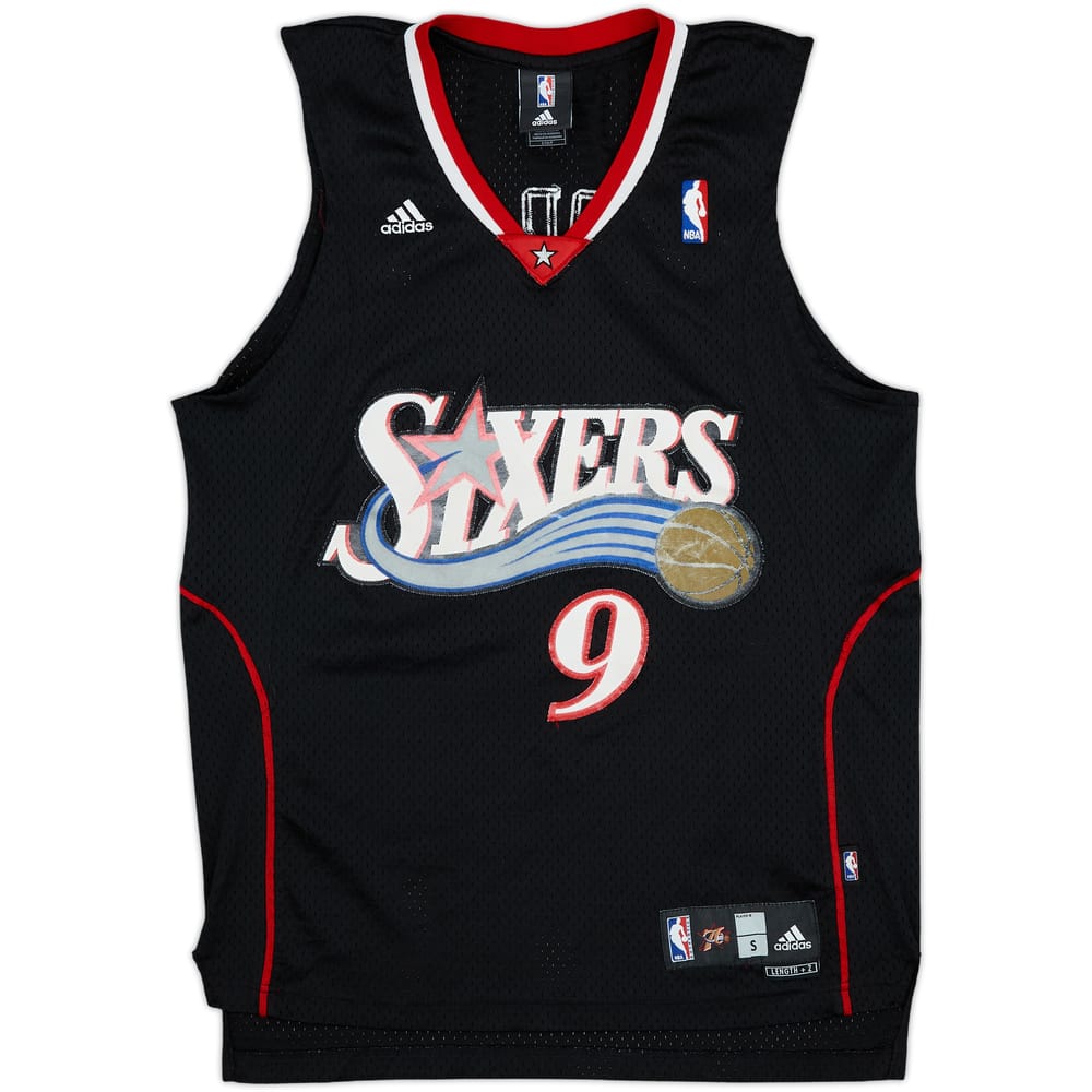 2007-09 Philadelphia 76ers Iguodala #9 adidas Swingman Away Jersey - 5/10 - (S)