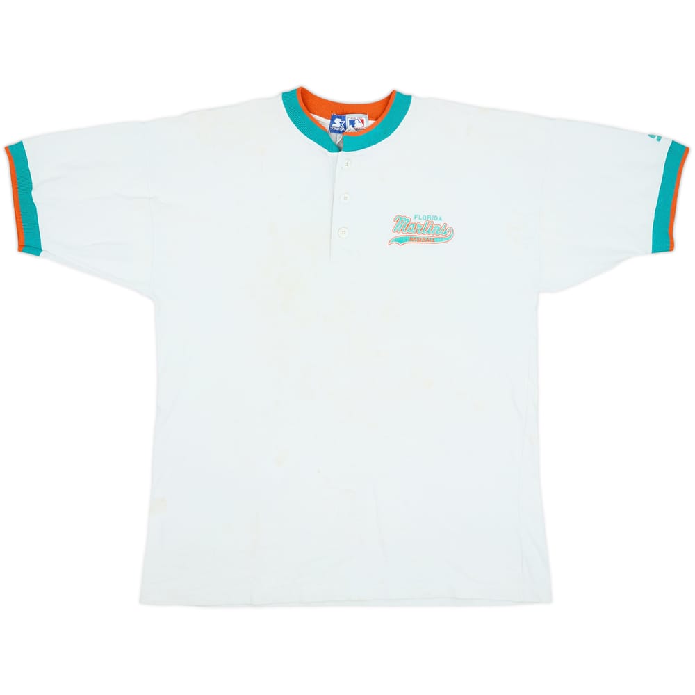 1993-99 Florida Marlins Starter Tee - 6/10 - (L)