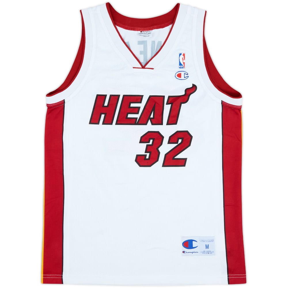 2004-07 Miami Heat O'Neal #32 Champion Home Jersey - 9/10 - (M)