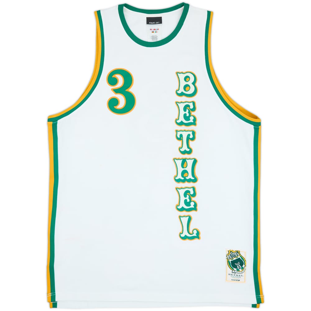 1993-94 Bethel High School Iverson #3 Reebok Home Jersey - 7/10 - (L)