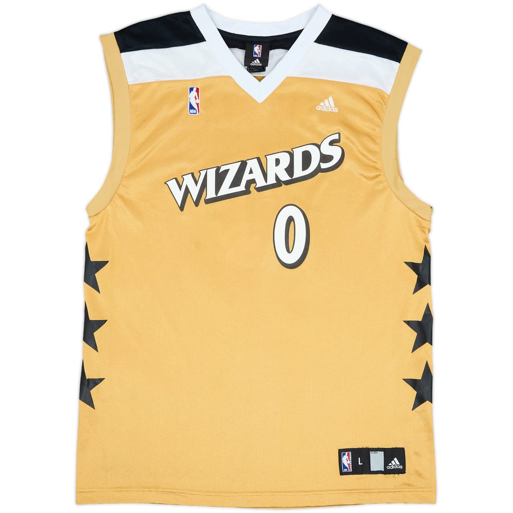 2006-09 Washington Wizards Arenas #0 adidas Alternate Jersey - 9/10 - (L)