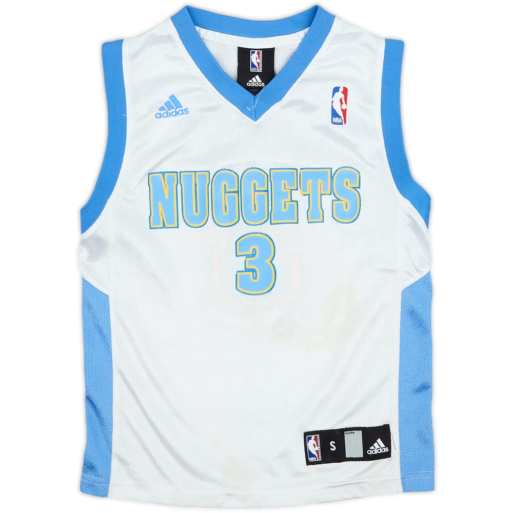 2006-08 Denver Nuggets Iverson #3 adidas Home Jersey - 5/10 - (S.Boys)
