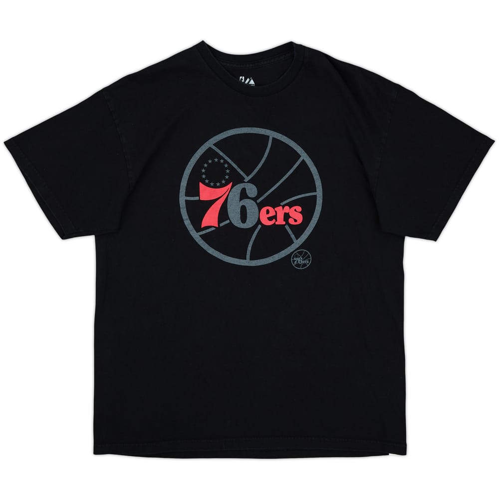 2012-13 Philadelphia 76ers Bynum #33 Majestic Tee - 6/10 - (XL)
