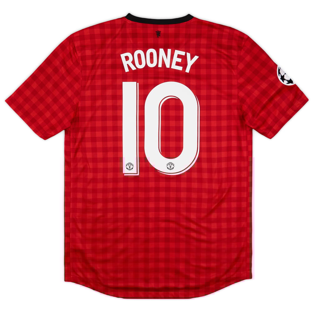 2012-13 Manchester United CL Home Shirt Rooney #10