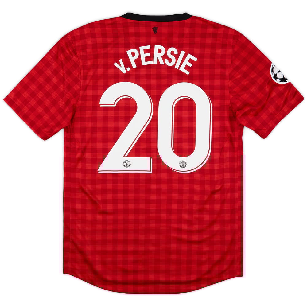 2012-13 Manchester United CL Home Shirt v.Persie #20