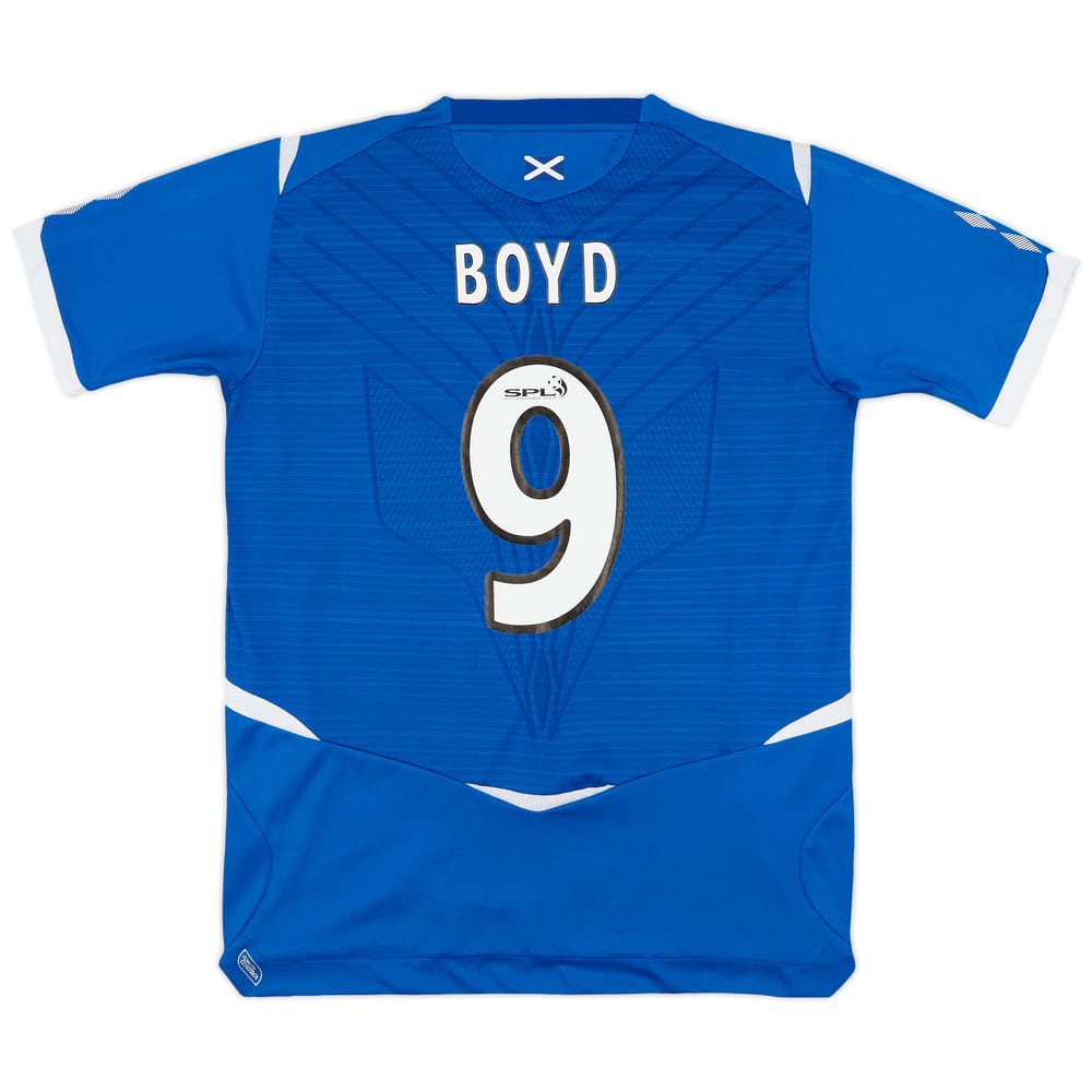 2008-09 Rangers Home Shirt Boyd #9 - 10/10 - (L)
