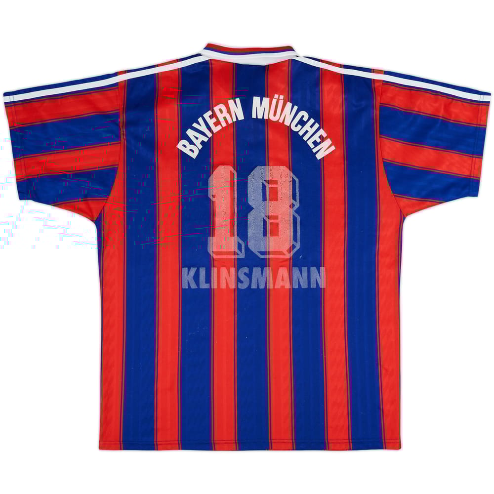 1995-97 Bayern Munich Home Shirt Klinsmann #18 - 4/10 - (L)